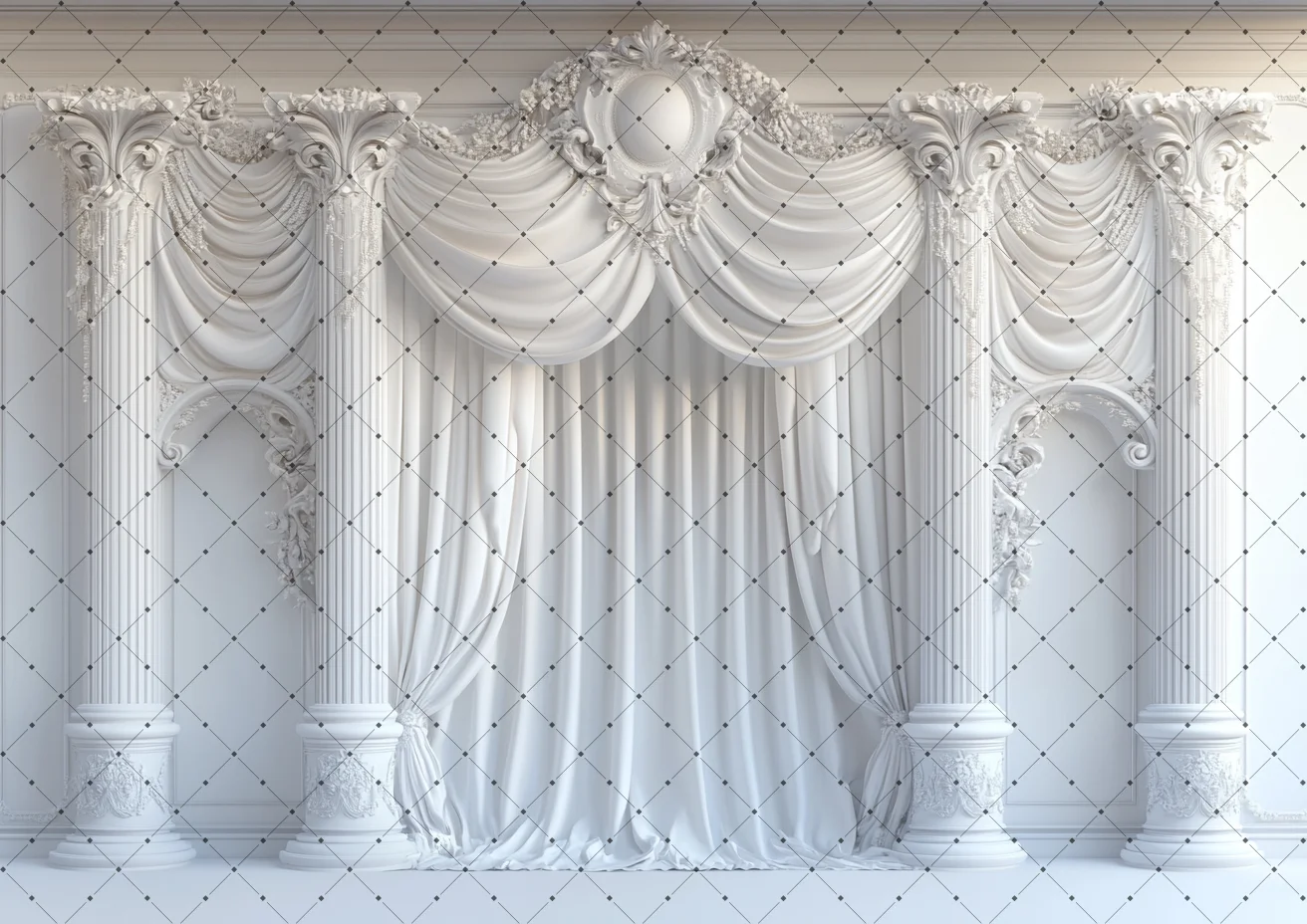White Backdrop Curtains for Party Wrinkle Free Drapes Tent Draping Photo Backdrops for Wedding Birthday Party Studio Photography