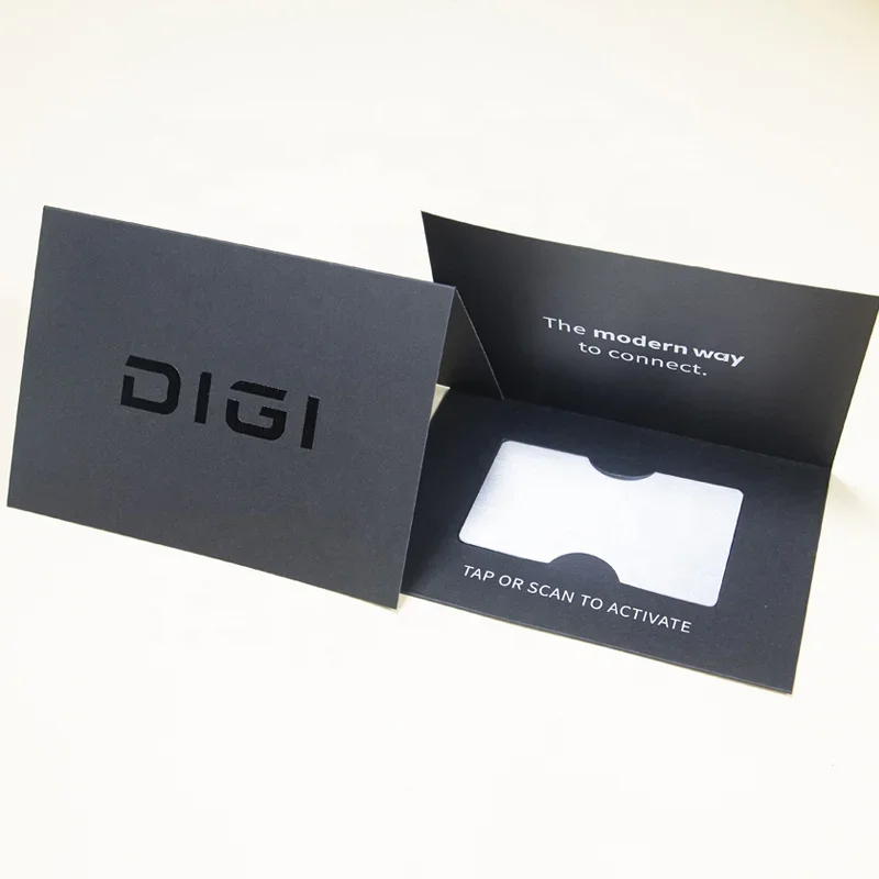 Diseño gratuito, logotipo personalizado, Sobres, regalo VIP, caja de tarjeta de crédito, funda negra, tarjeta de invitación comercial, embalaje de sobre