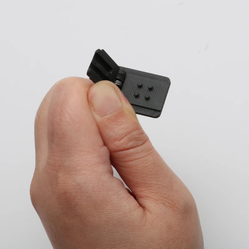 1PCS For DJI MIC Hot Shoe Adapter Spring Back Clip 3D Printing High-Strength Mounting Plate Microphone Replacement Accessories