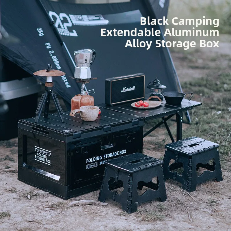 

Outdoor Plastic Foldable Storage Box Car Trunk Organizer Portable Vehicle Load Camping Storage Box Industrial Style Universal...