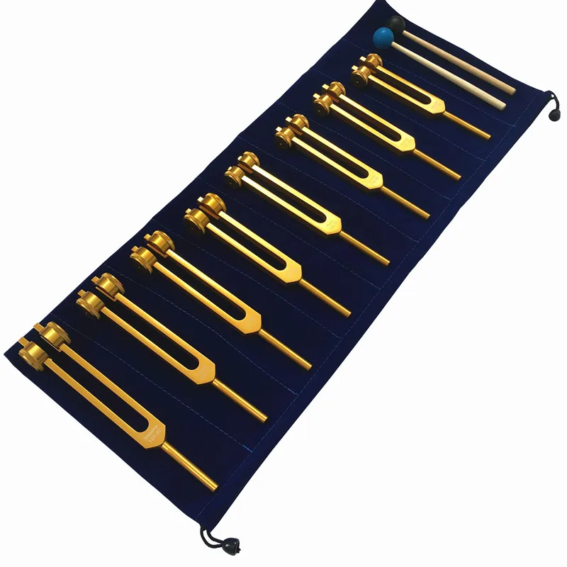 Tuning Forks Set Healing Solfeggio Therapeutic Diapason Tuning Forks Medical Chakras Musical Instrument Percussion Accessories