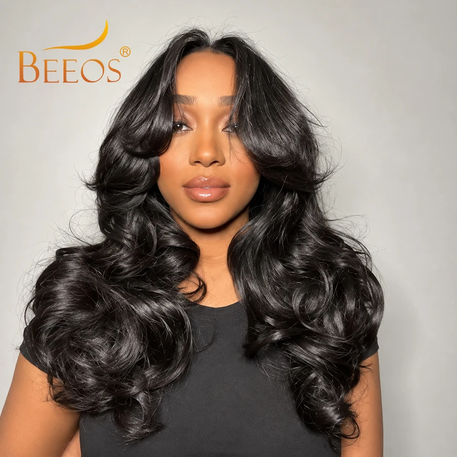 250% 2x6 Deep Parting HD Lace Closure Wigs Ready to Go Glueless Wigs Body Wave Wig 250% Melt Skins Bleached Knots Remy For Women