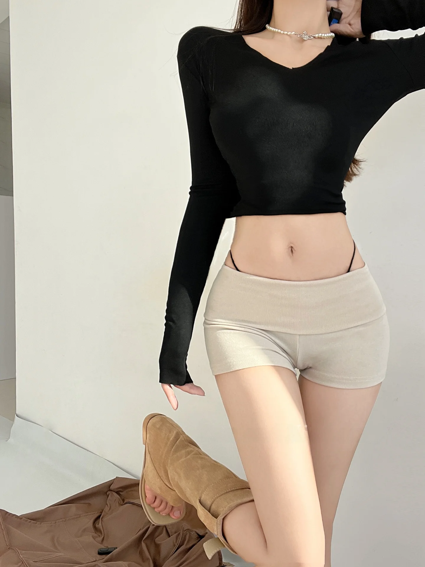 アメリカン Sle スポーツ ブラ オルト パンツ エラスティック バット ヒンジ スリミング ホット パンツ ヨガ オルト 女性用 夏新作