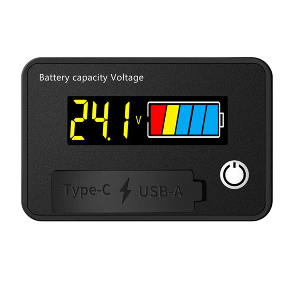 

1 шт. двухпроводной цифровой вольтметр 8-30 В постоянного тока тестер емкости аккумулятора с цифровым дисплеем для электрических шкафов солнечные инверторы