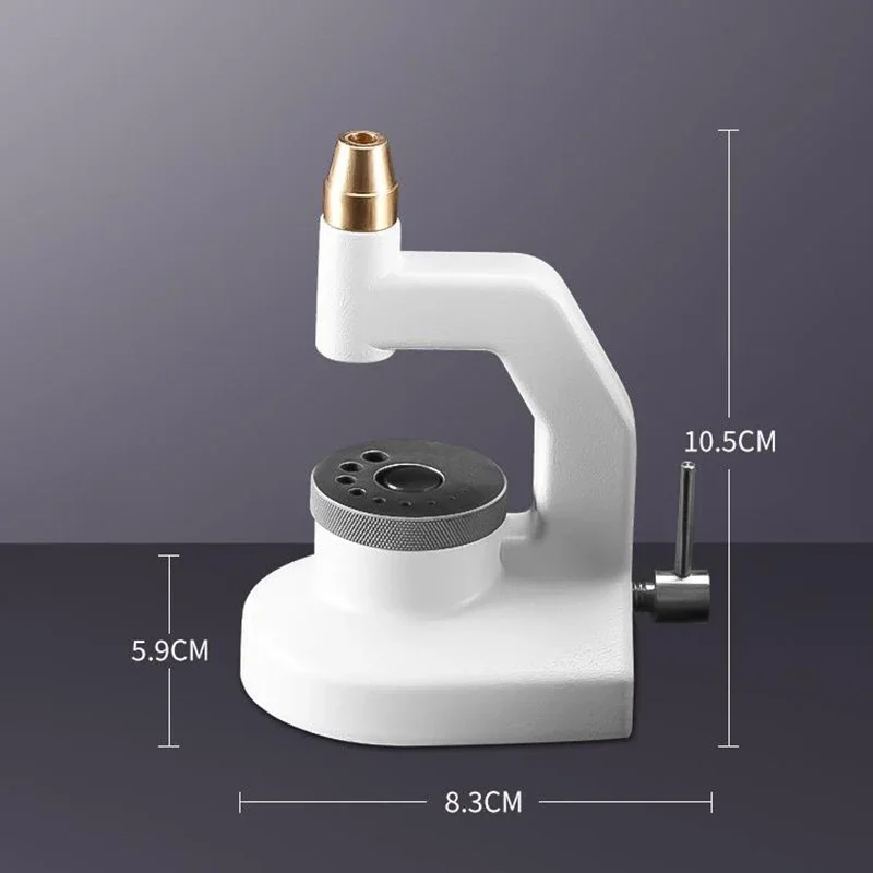 Watch Repair Staking Tool Press Set Watchmaker Jewelling Punching Kit with 50 Punches 10 Stakes Watch Tool Set for Watchmaker