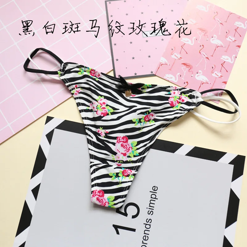 New Solid Nylon Direct Selling Girls Panties Sexy Lady\'s Briefs Young Girl Underwear Leopard  7pc/lot