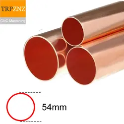 T2 copper tube  OD54  outer diameter 54mm  wall thickness  1.5mm 2mm  copper pipe Capillary Hollow copper tube Factory outlets