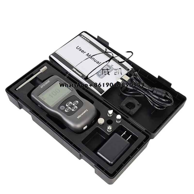 Digital Force Gauge 1000N Push Pull Gauge 1000N/100kg/220lb/3500oz Force Meter Tension and Compression Load Destructive Tests