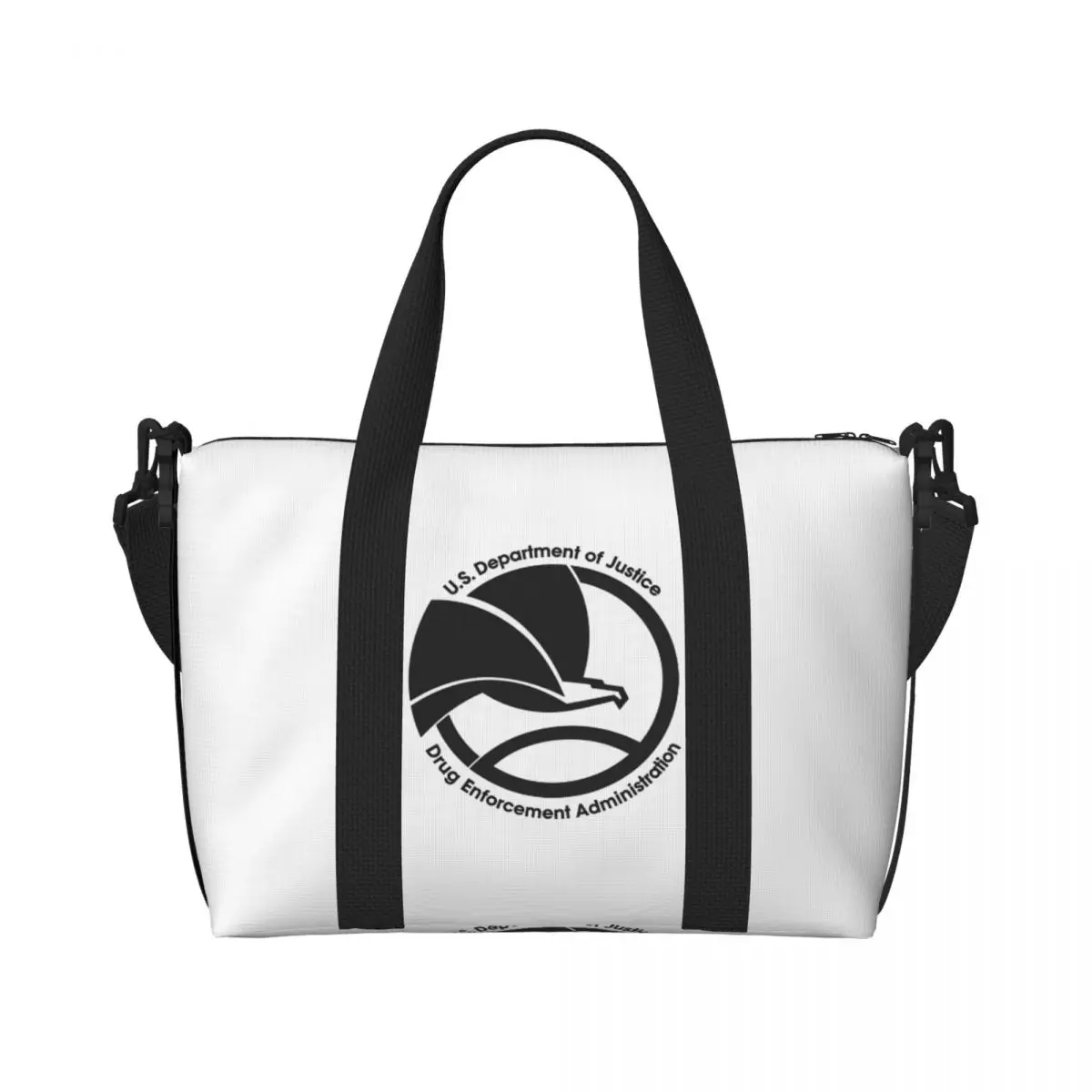 

DEA US Federal Interdiction Agency Travel Bag Training Sports Bags Large Capacity Retro Gym Bag Men Women Pattern Fitness Bag