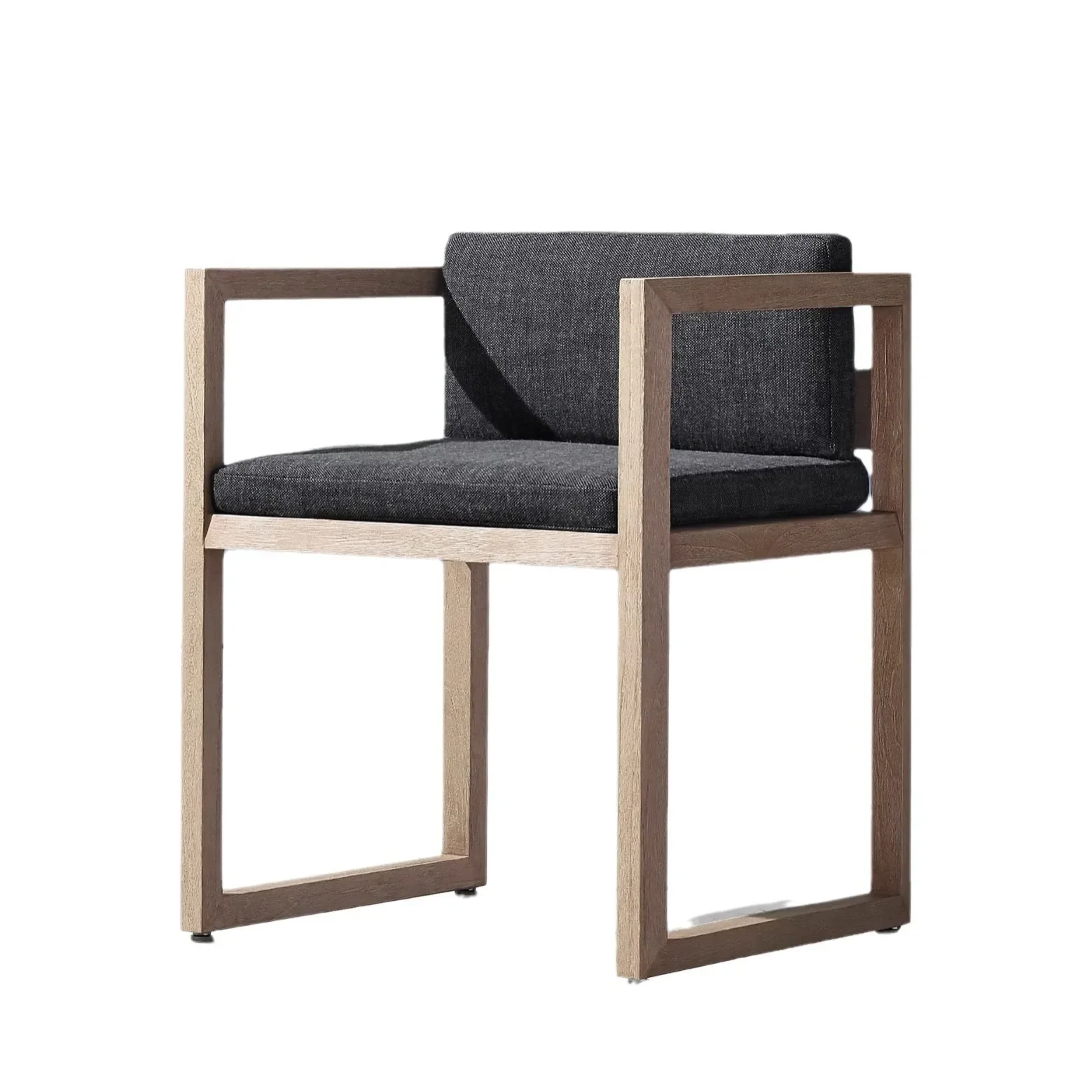 

Outdoor anti-corrosive solid wood tables and chairs, courtyard open-air, teak, furniture, villa outdoor dining table, chairs