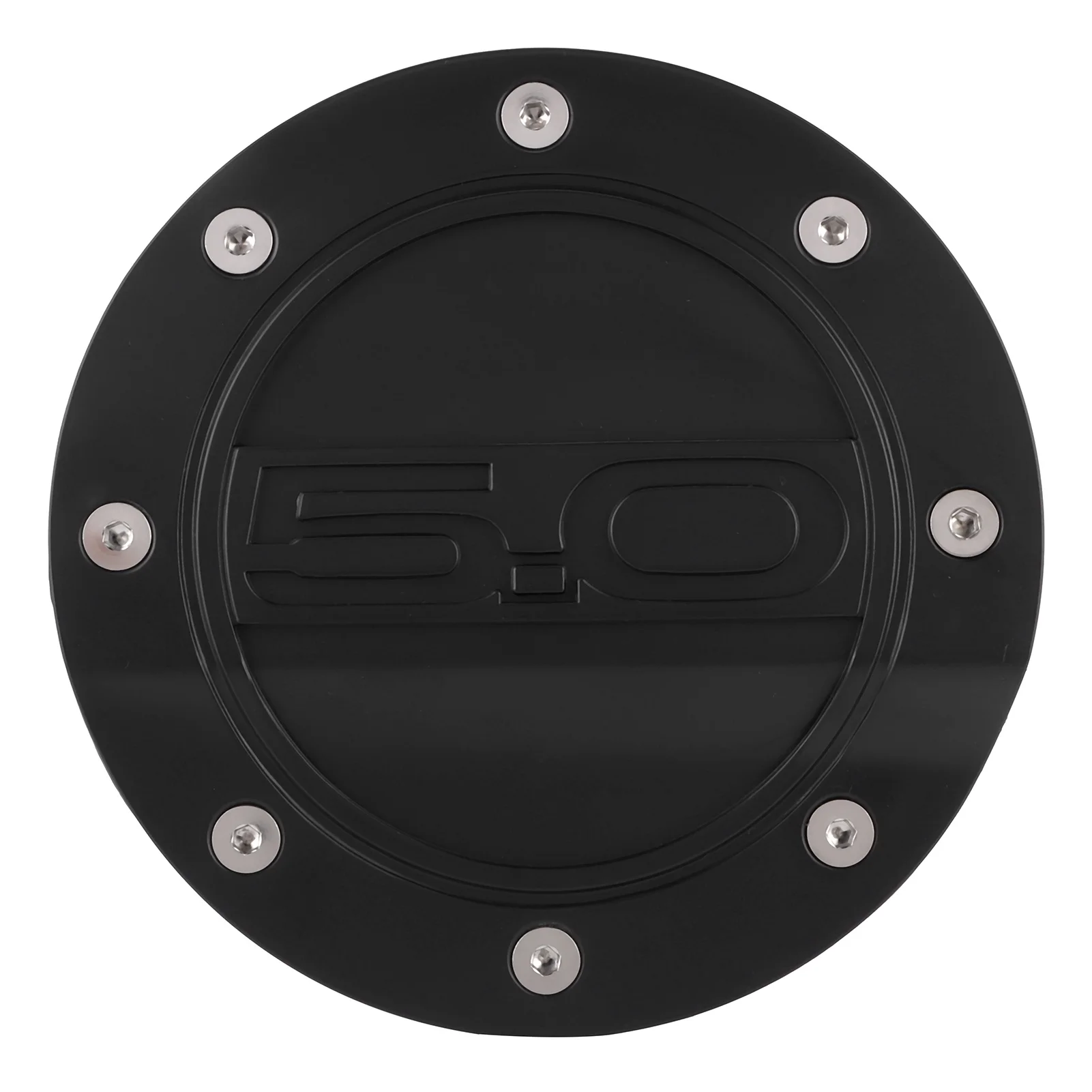 Fuel Door Cover Gas Tank Cap Lid Black Fit for Ford Mustang All Model 2015‑2021