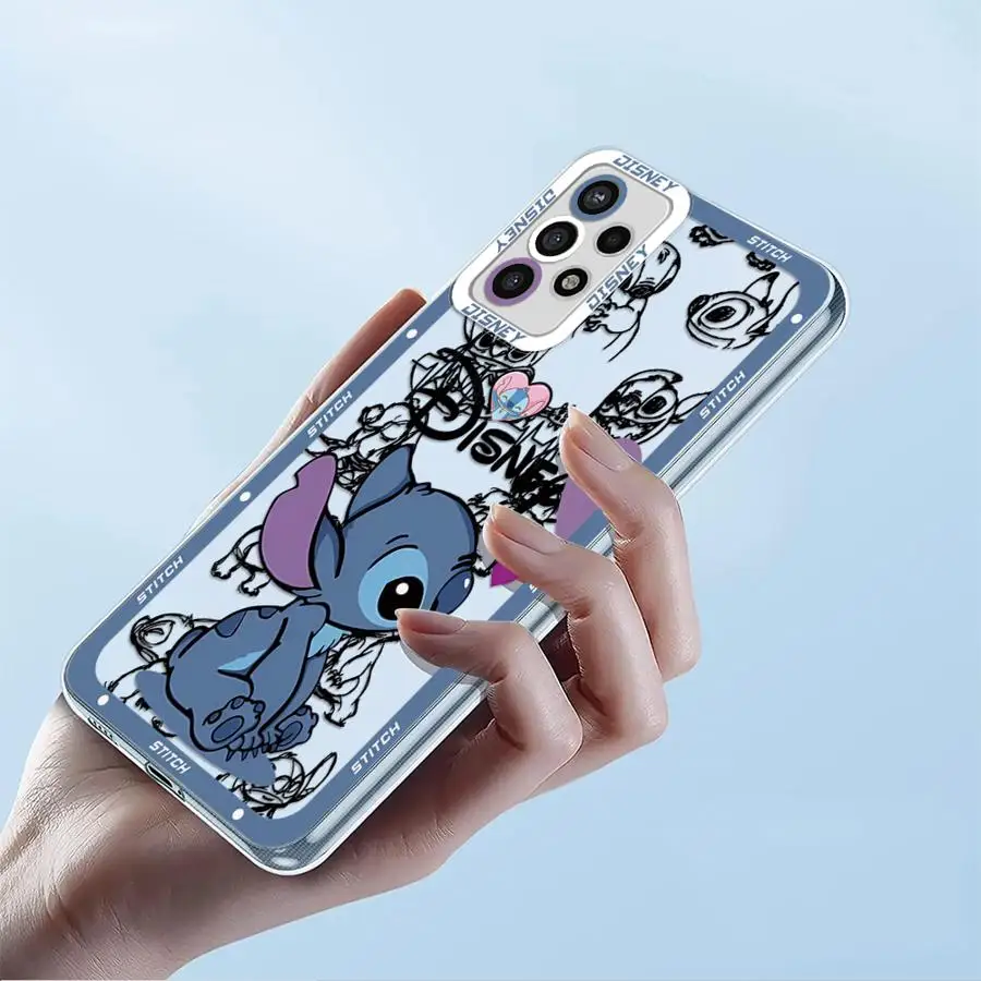 جراب هاتف ملاك من ديسني غرزة جميلة ، غطاء سيليكون شفاف لشرف X8a ، X8b ، 90 Lite ، X8 ، X7b ، X9a ، 5G ، X8 ، 4G ، X9b