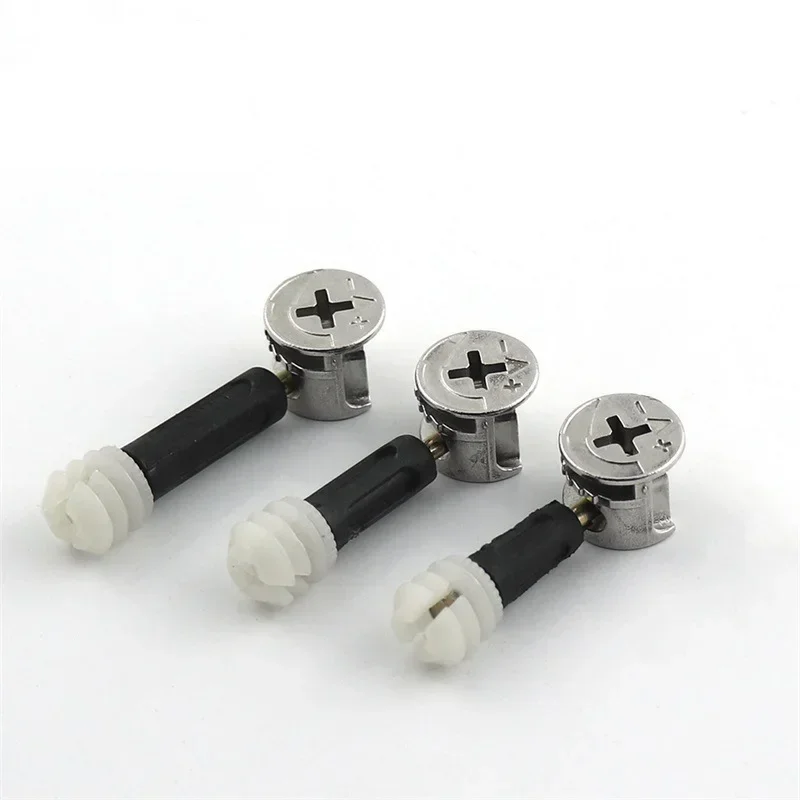 10PCS Three in one fittings furniture cabinet hardware fittings three in one eccentric wheel furniture hardware fittings