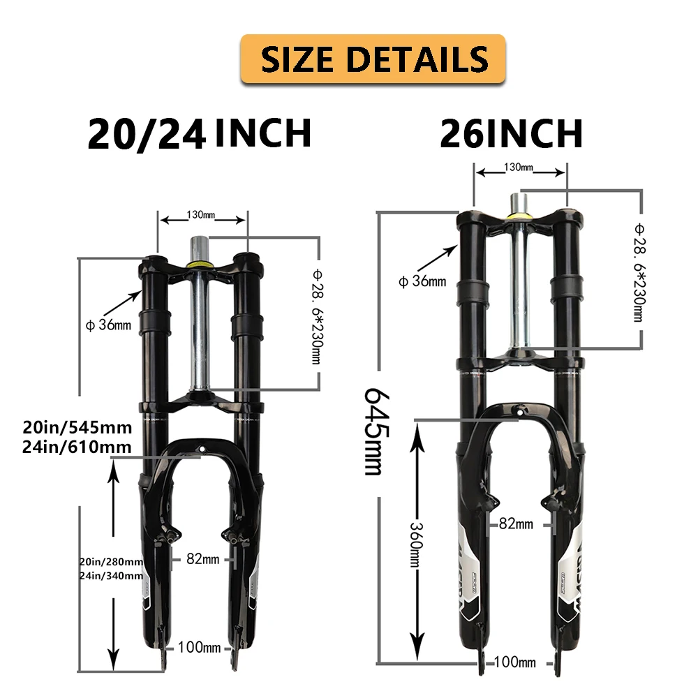 Descending Bike Fork, 20