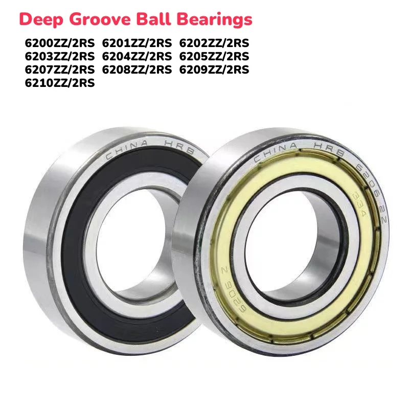 Deep Groove Ball Bearing 6200ZZ/2RS 6201 6202 6203 6204 6205 6207 6208 6209 6210zz/2RS 2Z