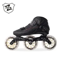 Speed Skating Roller Skates Racing Speed Children's Adult Professional Skate Shoe Inline Wheels Big Wheel