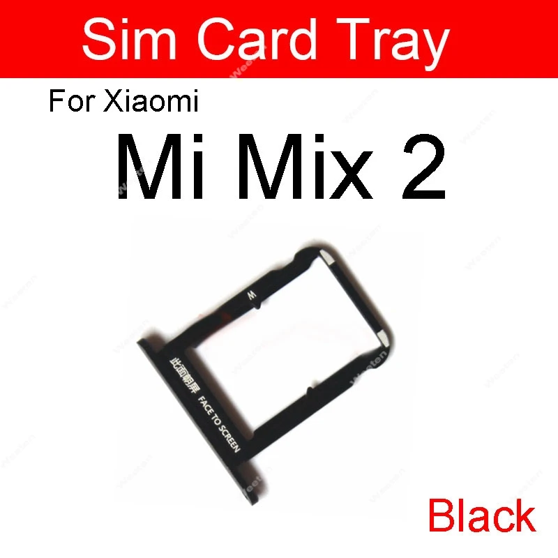 Sim Card Tray For Xiaomi Mi Mix 2 2S 3 4 Sim Card Slot  Card Reader Holder Adapter Cell Phone Replacement Repair Parts