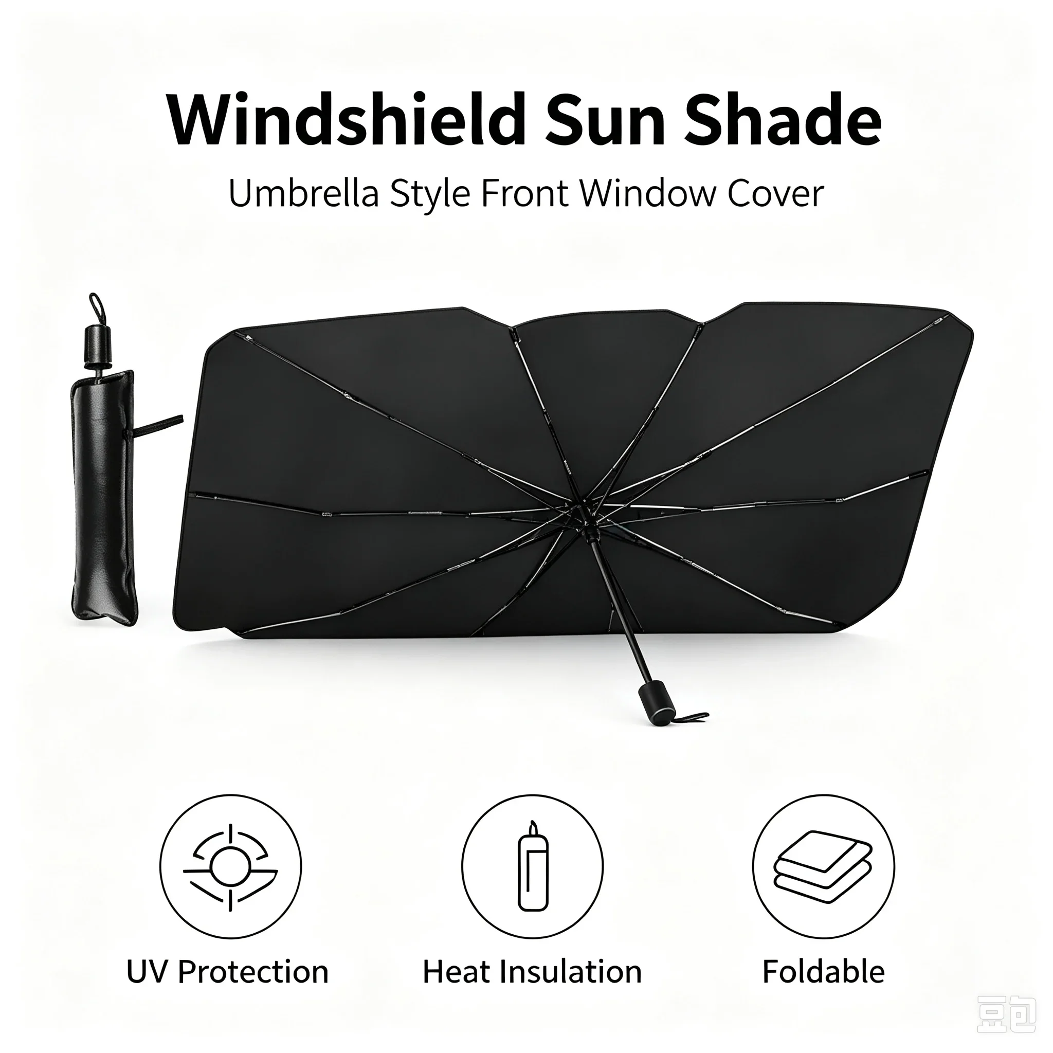 Car Sunshade Umbrella Shade Protector Parasol Summer Sun Interior Windshield Protection Accessorie For Auto Shading New