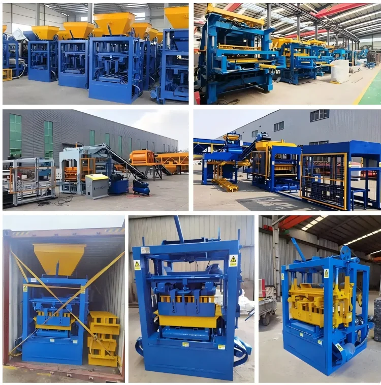 آلة تصنيع الطوب الأسمنتي الأوتوماتيكية QT4-35 صانع بلوك الخرسانة غير مكلفة للمملكة المتحدة وأفريقيا