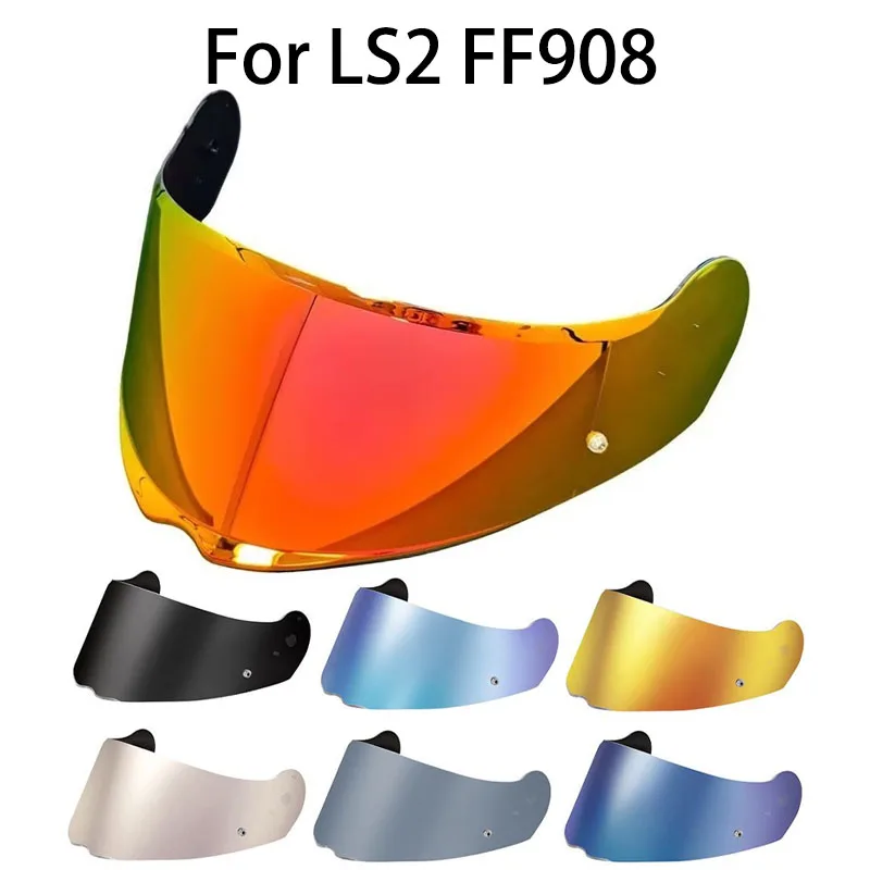 For LS2 FF908 Strobe II Motorcycle Helmet Replace Windshield Anti-UV Lens Full Face Motorcycle Helmet Replace Accesorios