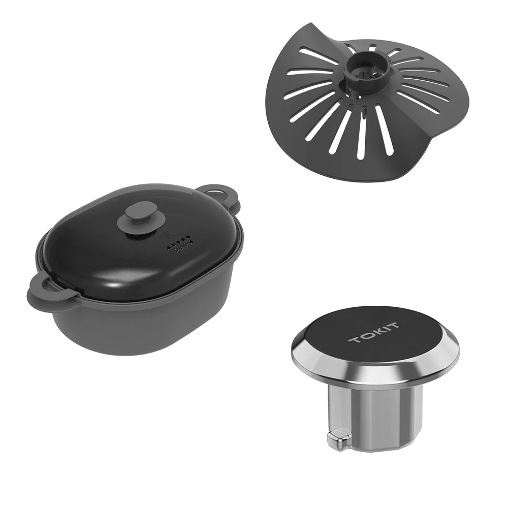 TOKIT Omni Cook Blade Cover/Steamer Set/Slow-cook Plug