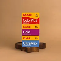 Película de 35mm KODAK Gold 200/ColorPlus 200/UltraMax 400 impresión en Color 36 Exp por rollo ajuste-10 rollos para cámara de película Kodak H35/H35N/M35