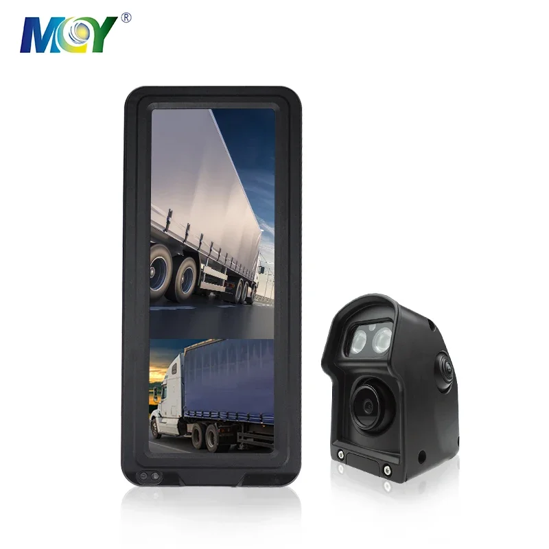 AHD 720P 12.3 Inch Truck Bus Rear View Back Up Mirror Less Monitor Camera System