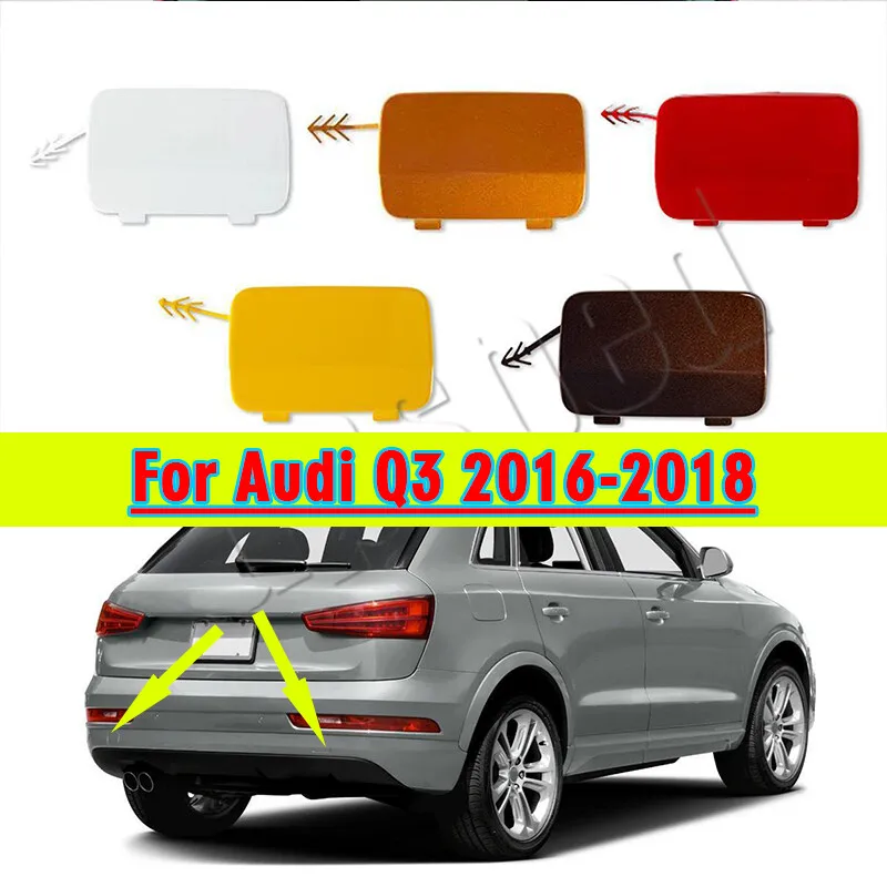 

Задний бампер, буксировочный крюк, крышка с проушиной для Audi Q3 2016-18 8U0807441 8U0807442H