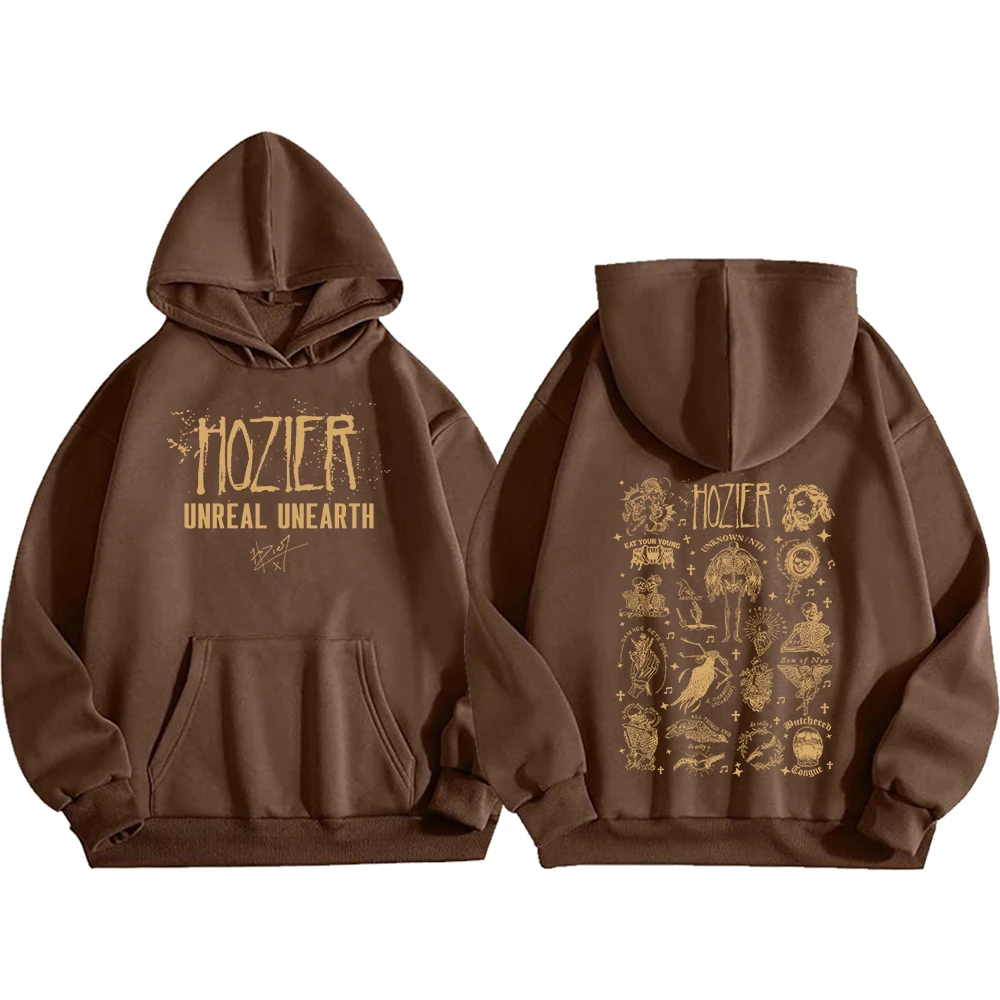 Hozier Unreal Unearth Tour Hoodie Women Man Pullover Vintage Unreal Unearth Unisex Sweatshirt Hoodie