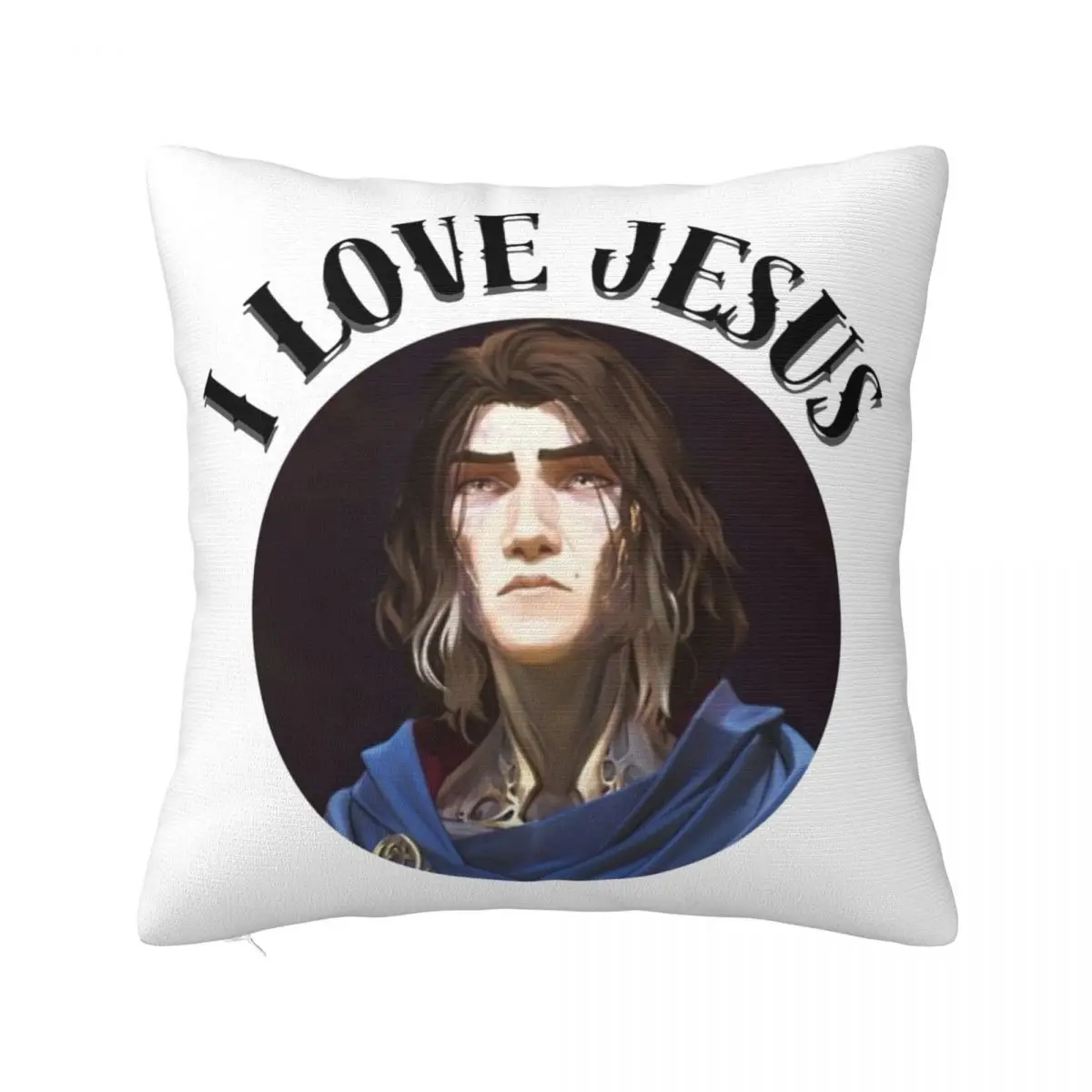 

I Love Jesus Vi Arcane Pillowcase Printing Polyester Cushion Cover Decor L-Leagues of Legend Pillow Case Cover Home Zipper