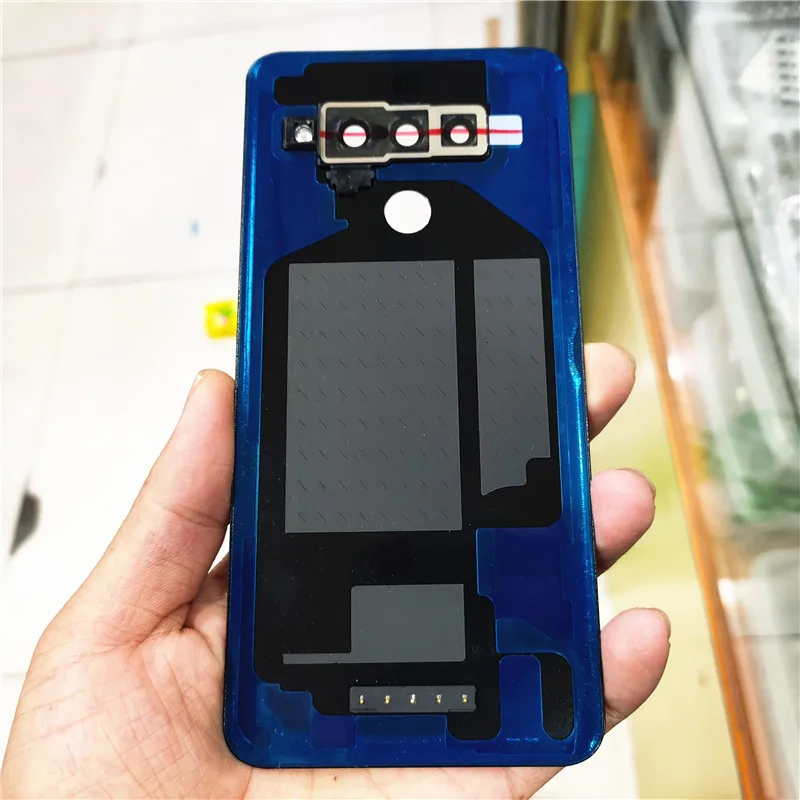 New LM-V500N Battery Door For LG v50 ThinQ 5G Back Glass Housing Cover Repair Parts V50 Dual Screen With Camera Lens