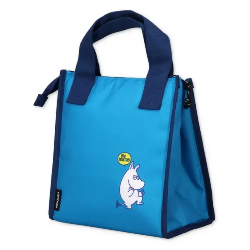 M-Moomins Cute Cartoon Thermal Insulated Cooler Bag Portable Lunch Tote Bag for Students & Office Workers Handheld Bento Box - view 5