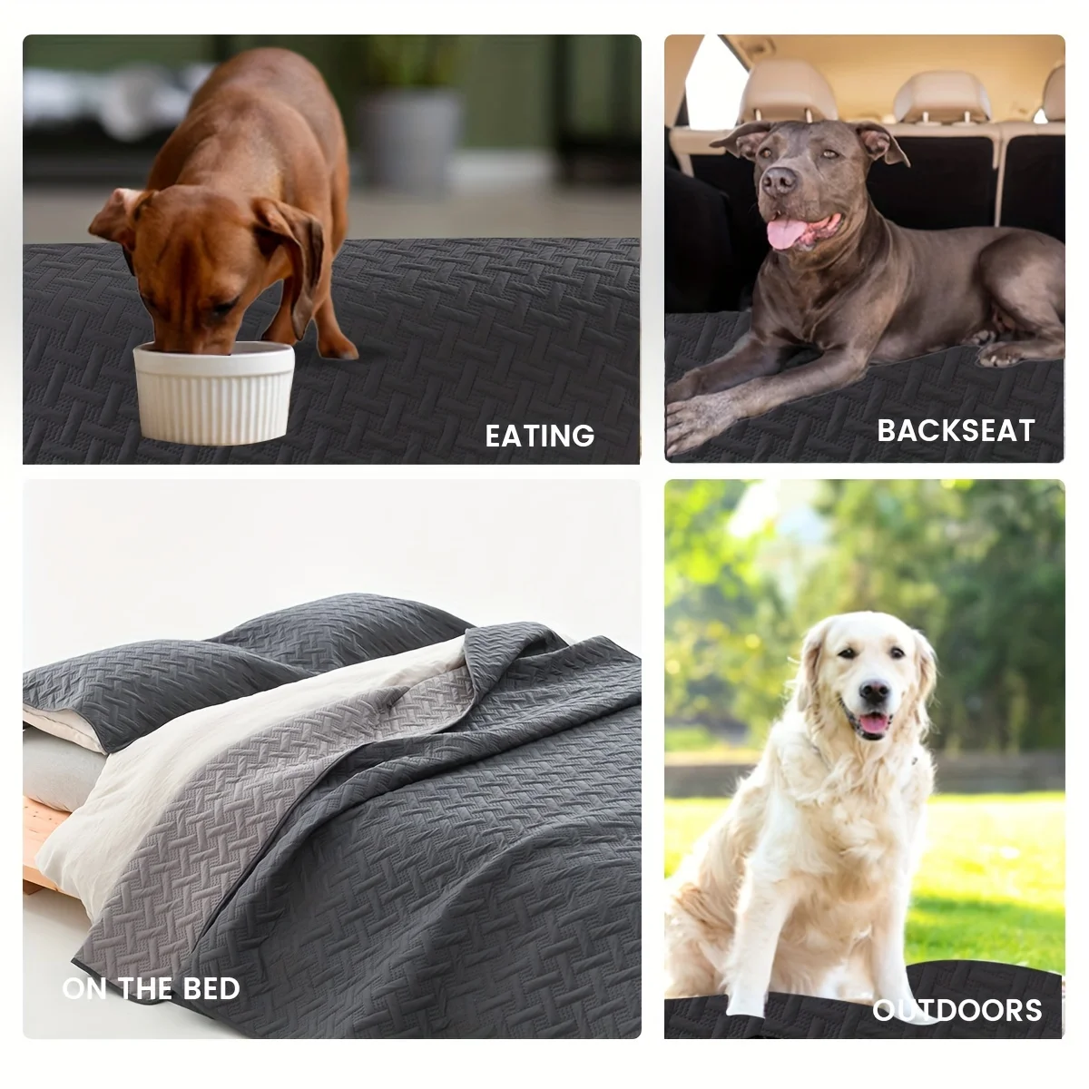 1 PC Double-Sided Dog Blanket Anti-fouling Soft Pet Bed Cover Double-Sided Protective Furniture Sofa Sofa Car Suitable