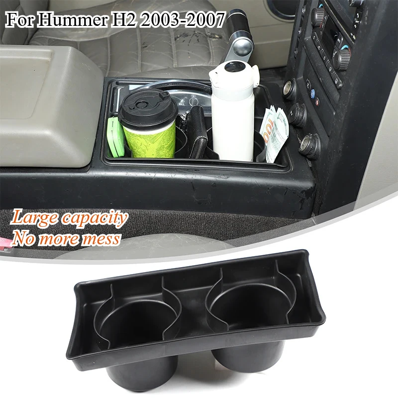 

Fit For Hummer H2 2003-2007 central control water cup pad storage box silicone interior decoration car accessories 1pcs