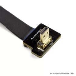 Raspberry Pi 4 Model B Adapter Micro HDMI-compatible Connector for CrowPi with Raspberry Pi 4B HDMI-compatible Interface