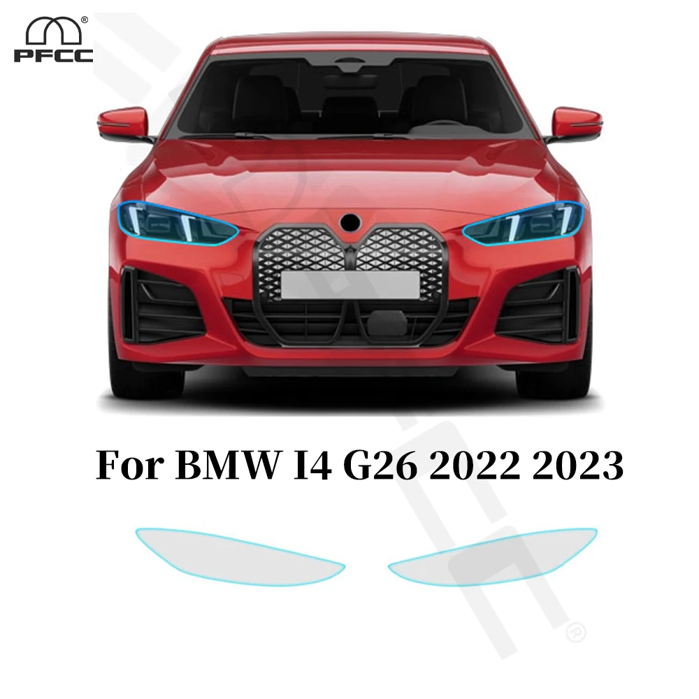 

For BMW I4 G26 2022 2023 Car Headlight Rearview TPU Paint Protection Film Car Body Anti-scratch Pre-cut PPF Clear Bra Resistant