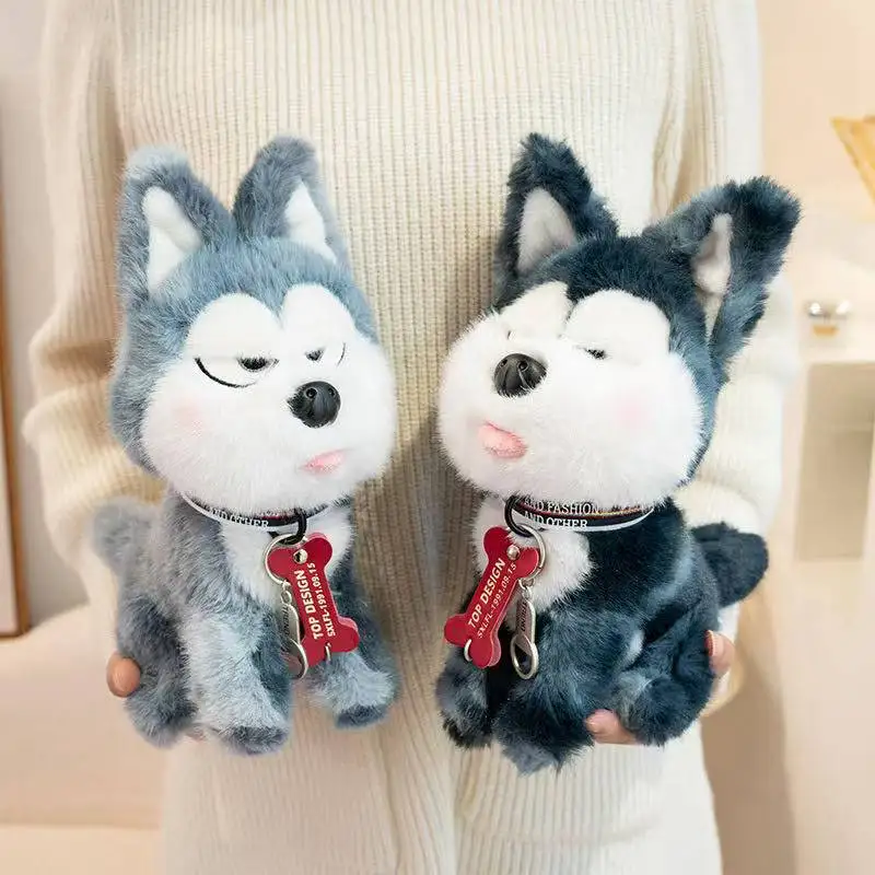 أحدث لطيف يجلس دمية أجش Kawaii محشوة ألعاب من نسيج مخملي دمية الكرتون أنيمي لطيف وسادة الأطفال هدية عيد ميلاد دمية عيد الميلاد #3