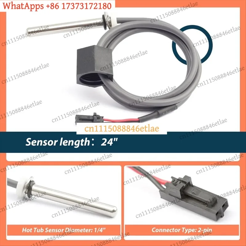 Hot Tub Sensor for Balboa M7 System Heater 24inch Cable Temp High Limit Replaces 30042 30382 Spa Parts