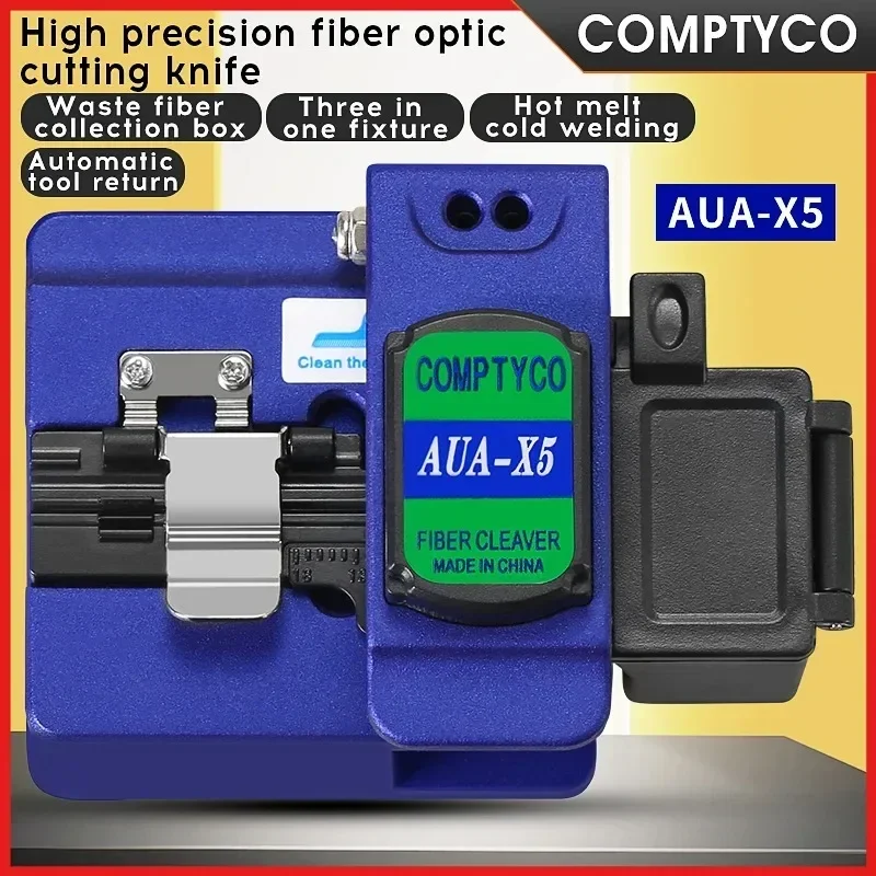 COMPTYCO AUA-X5 FTTH Hoge precisie snijgereedschap Optische vezelmes Kabel snijmes 16-oppervlak mes