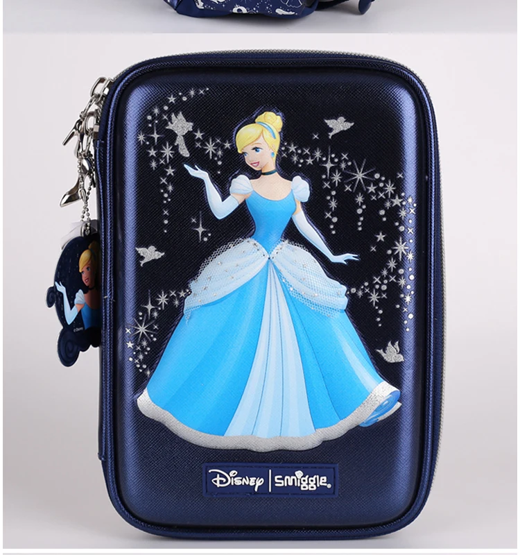 Disney Smiggle Australia Cinderella School Bag Children Stationery Student Pen Case Lunch Bag Backpack Children\'s Gifts