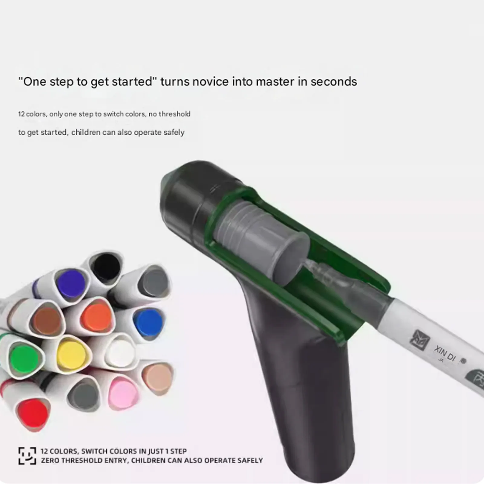 

New Airless Pump Electric Spray Paint Gun Home Use DIY Model Color Changing Figure Coloring Spray Paint Pen Paint Tool Set