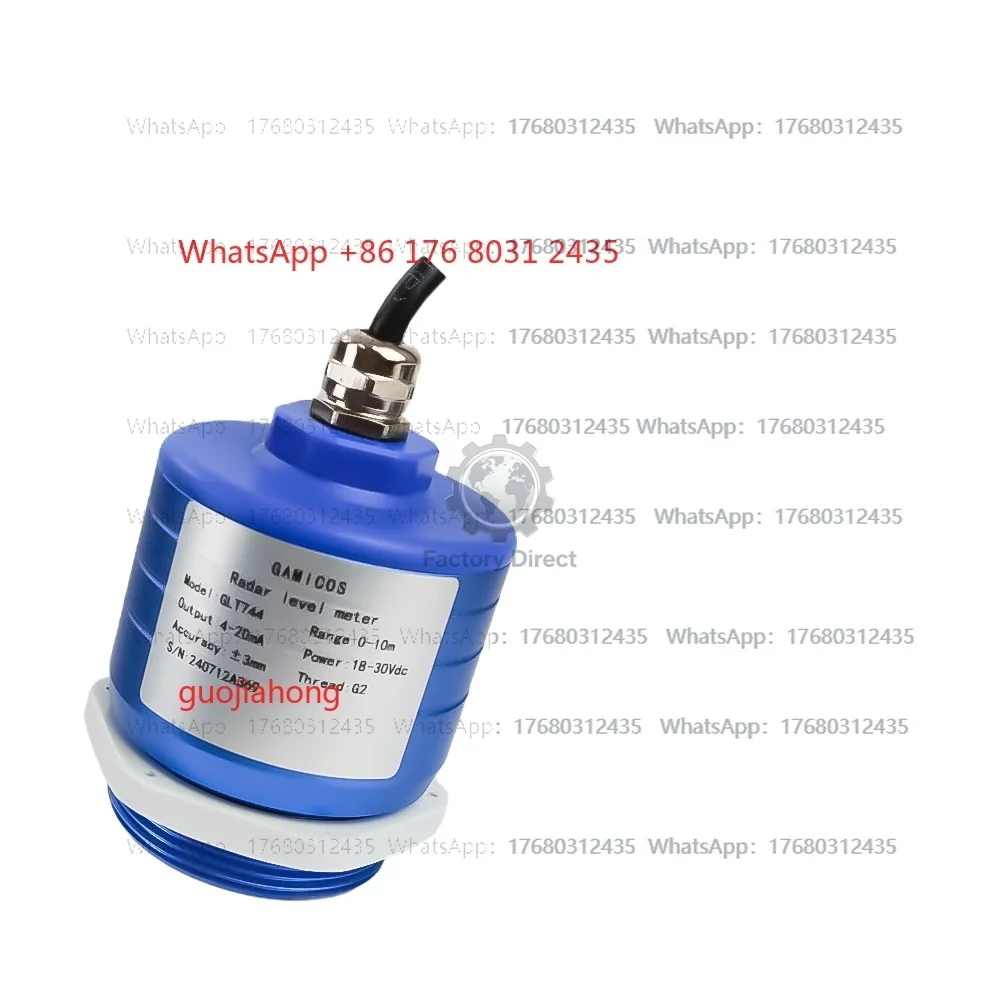 

GLT744 IP68 Grade 80GHz BT 5.2 Module RS485 Output radar Water Level Transmitter