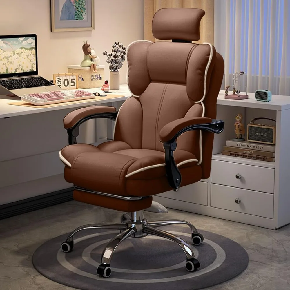 Office Chair ,Ergonomic high back office chair, lumbar support, computer chair with foot pedals, Office Chair .