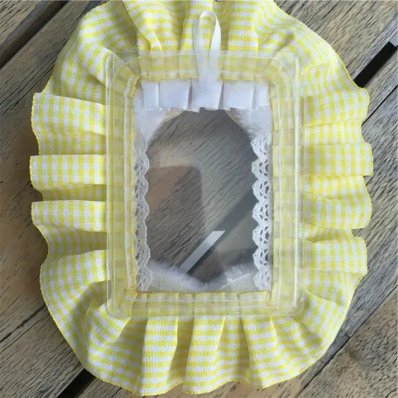 DIY حامل البطاقة كم بطاقة الائتمان حالة الكرتون صور الغطاء الواقي لطيف أفخم حامل البطاقة Photocard حامل شارة حلية