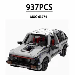 MOC-63774 Supercar GTI Mk 1 Racing Car Construction Assembly Building Block 937PCS Adult Birthday Gift Kids Christmas Toy Gift