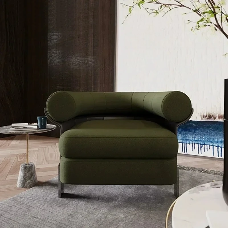 

Nordic minimalist single balcony living room small apartment sofa chair modern minimalist light luxury backrest casual