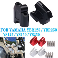 Motorcycle Handlebar Riser Up Heightening Bracket Handle Bar Mount Clamp Adjuster for YAMAHA YBR 125 250 YBR125 YS 150 250