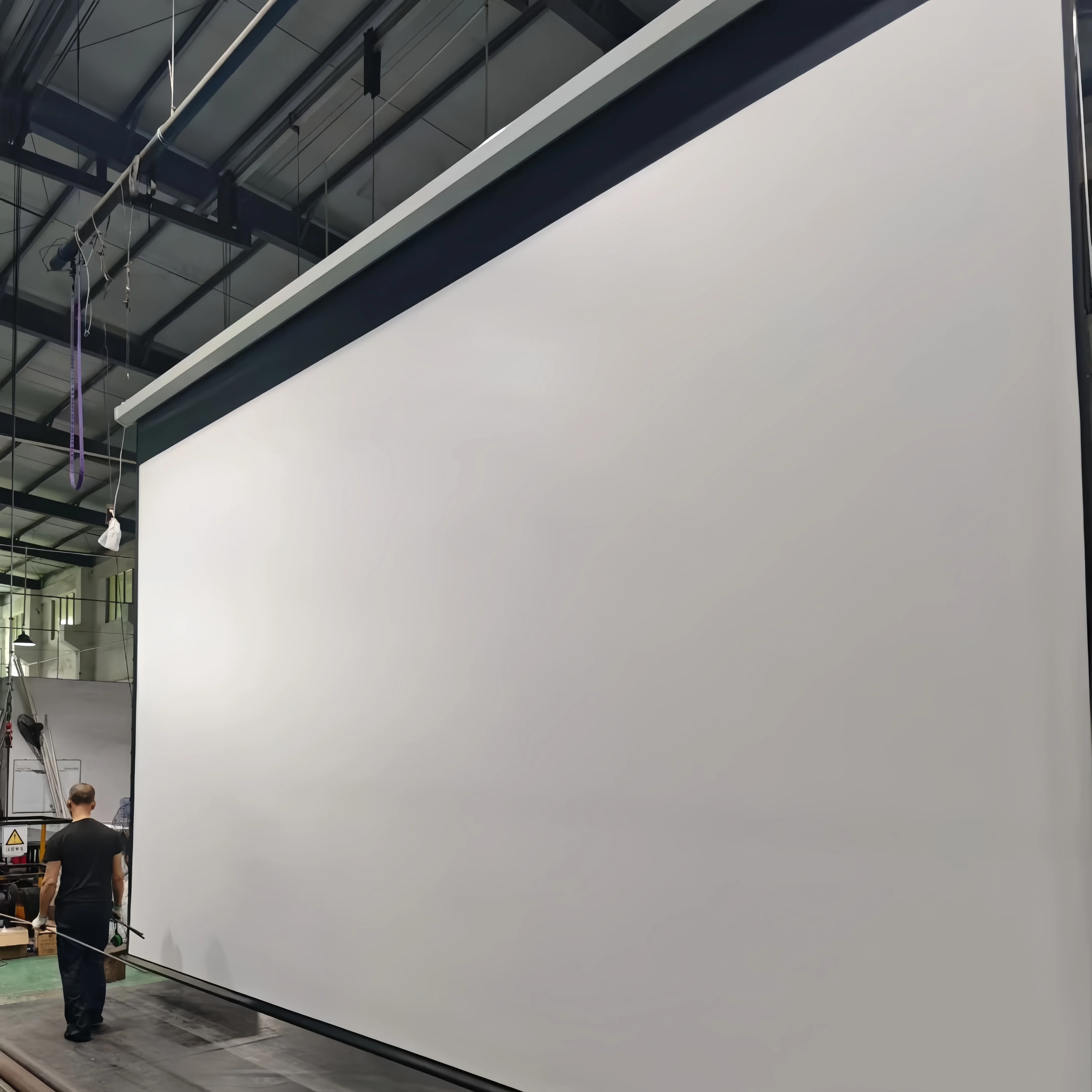 350'' 16:9 Giant Electric Tab Tensioned Projector Screen with Cinema White 1.2Gain, G2350HCW