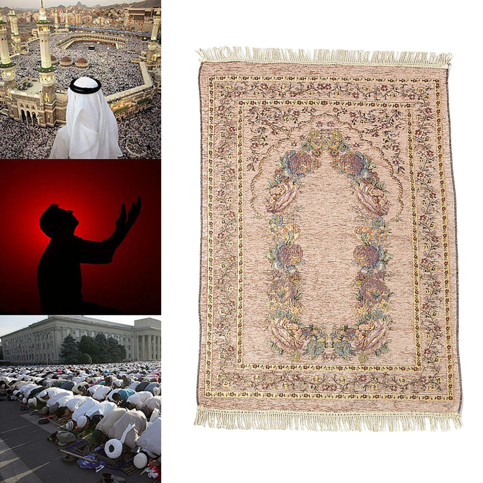Thoải Mái Hồi Giáo Cầu Nguyện Hồi Giáo Thảm Ramadan Thảm Trang Trí Nhà Sàn