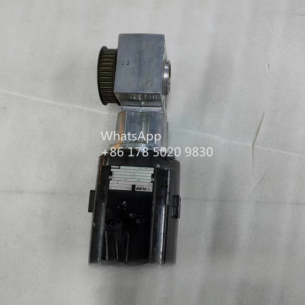 Motor 008F033715 ELMO QSB80B6 075KW 2900RPM 90V 9A3 PHASE 150 HZ.GPPGKPK for Man Roland 700 printing machine